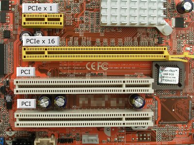  PCI a PCIe sběrnice
